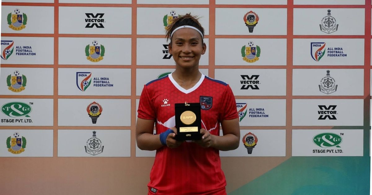 rashmi ghising was named man of the match for nepal vs srilanka 2026 saff womesn championship