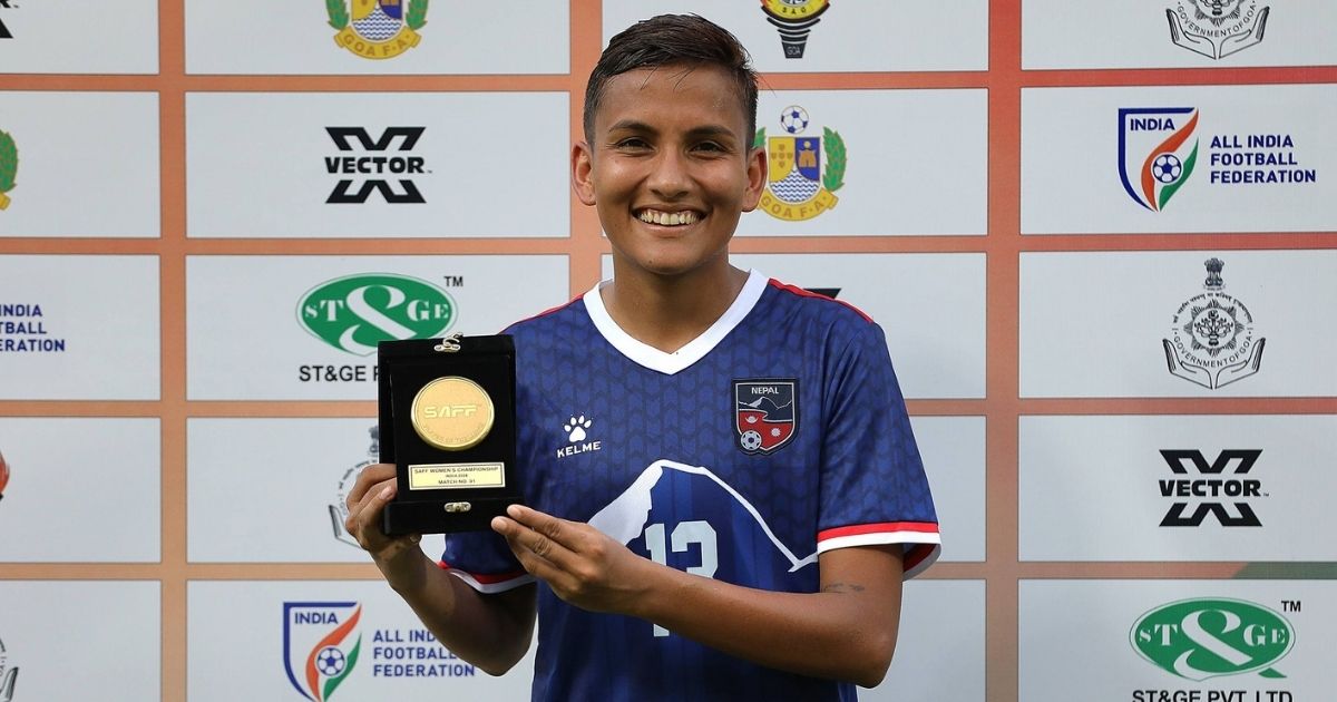 rekha paudel was named man of the match for nepal vs bhutan 2026 saff womesn championship